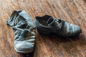 Monk's shoes found in the walls