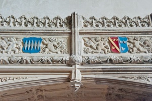 Frieze atop the tomb canopy