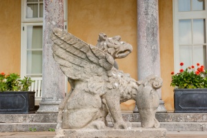 Portico statue
