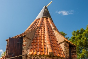 The drying kiln roof