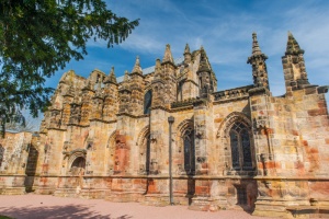 The south front of the chapel