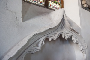 14th century Leverick tomb recess
