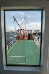 View from the pilot house