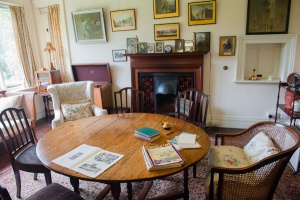 The sitting room table