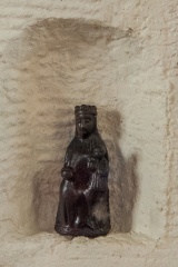 13th century Madonna and Child carving