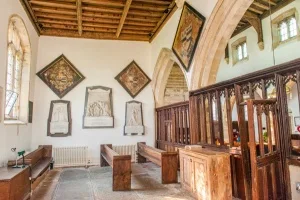 The chapel, looking west