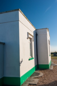 Rear (landward side) of the lighthouse buildings