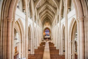 The view from the west gallery