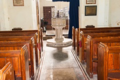 Looking west down the nave