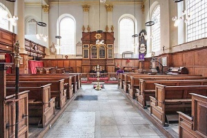 Looking up the aisle (c) John Salmon