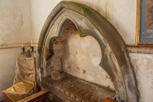 The Abbot of Lire's tomb niche