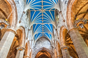 The nave vaulting