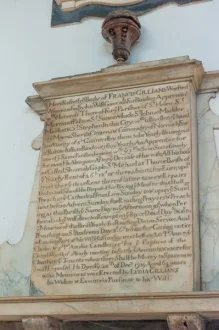 Francis Gillians memorial (1719)
