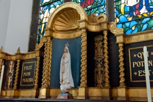 The gilded reredos