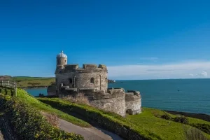 The view from the castle parking area