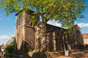 St Peter Hungate from Redwell Street