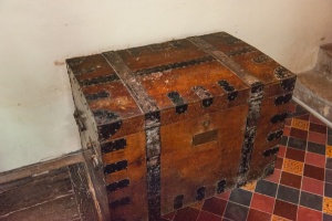 Iron-bound parish chest