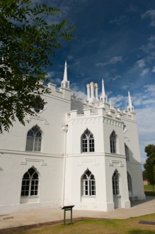The garden front