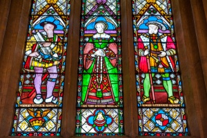 Victorian stained glass window