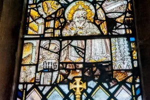 15th century glass, south aisle