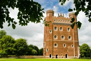 The tower from the moat