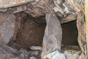 The upper entrance