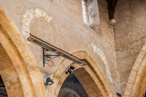 Saxon arches above the nave arcade