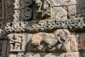 Norman carving detail, west doorway