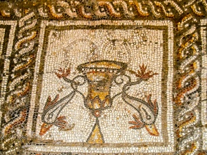 Fish design mosaic