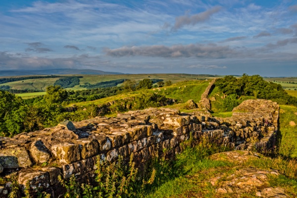 Hadrian's Wall at Walltown Crags