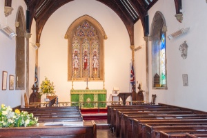 The chapel interior