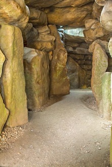 Inside the barrow