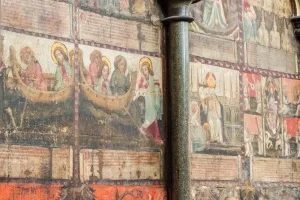 14th century wall paintings in the Chapter House