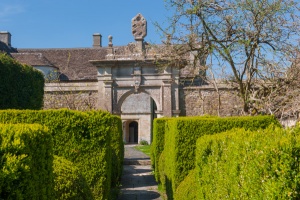 Approaching the front gates