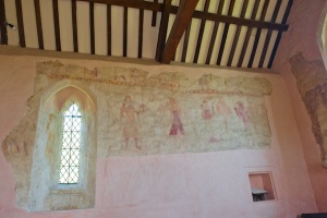 Medieval wall paintings, chancel