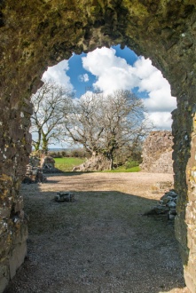 Entering the keep