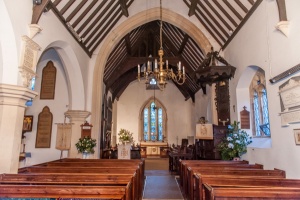 The church nave