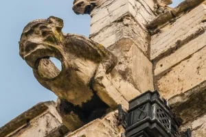 Gargoyle on the north wall