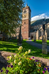 The 12th century west tower