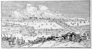 London during the Great Fire