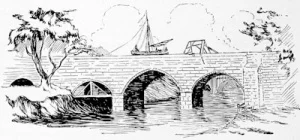 A canal aquaduct over the River Irwell