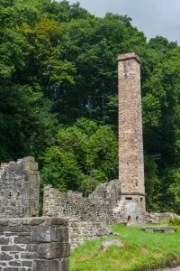 Smokestack from the tin works