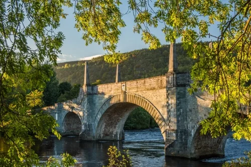 Wade's Bridge at dusk