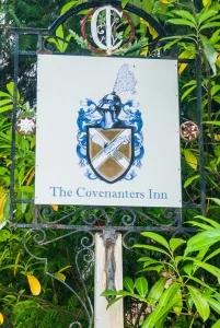 The Covenanters Inn sign