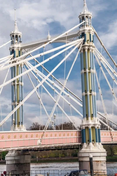 A pair of support columns