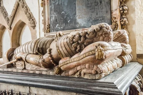 The 17th-century Christopher memorial