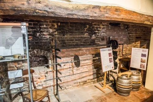 The West Kitchen fireplace