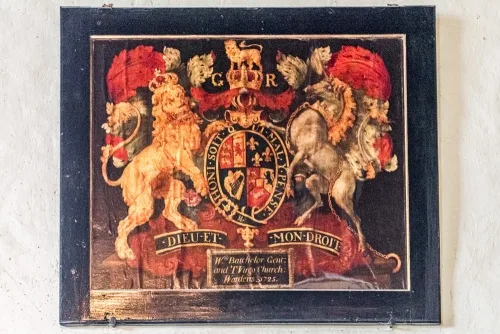 The 1725 royal coat of arms