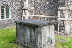 Tomb chest in the churchyard