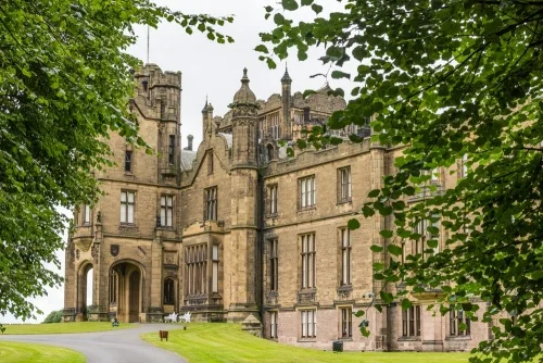 Allerton Castle, front facade